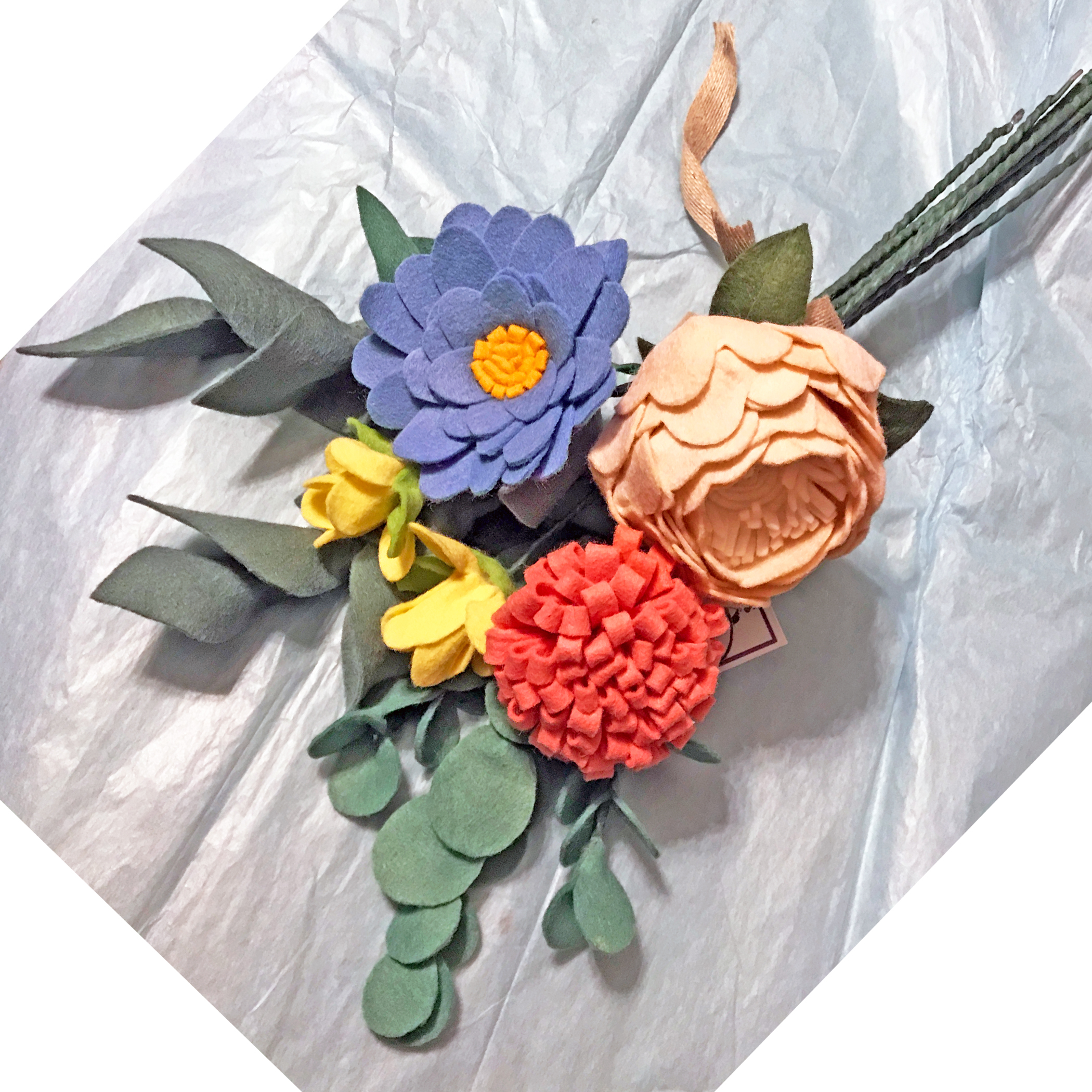 Peony and Gerbera Daisy bouquet
