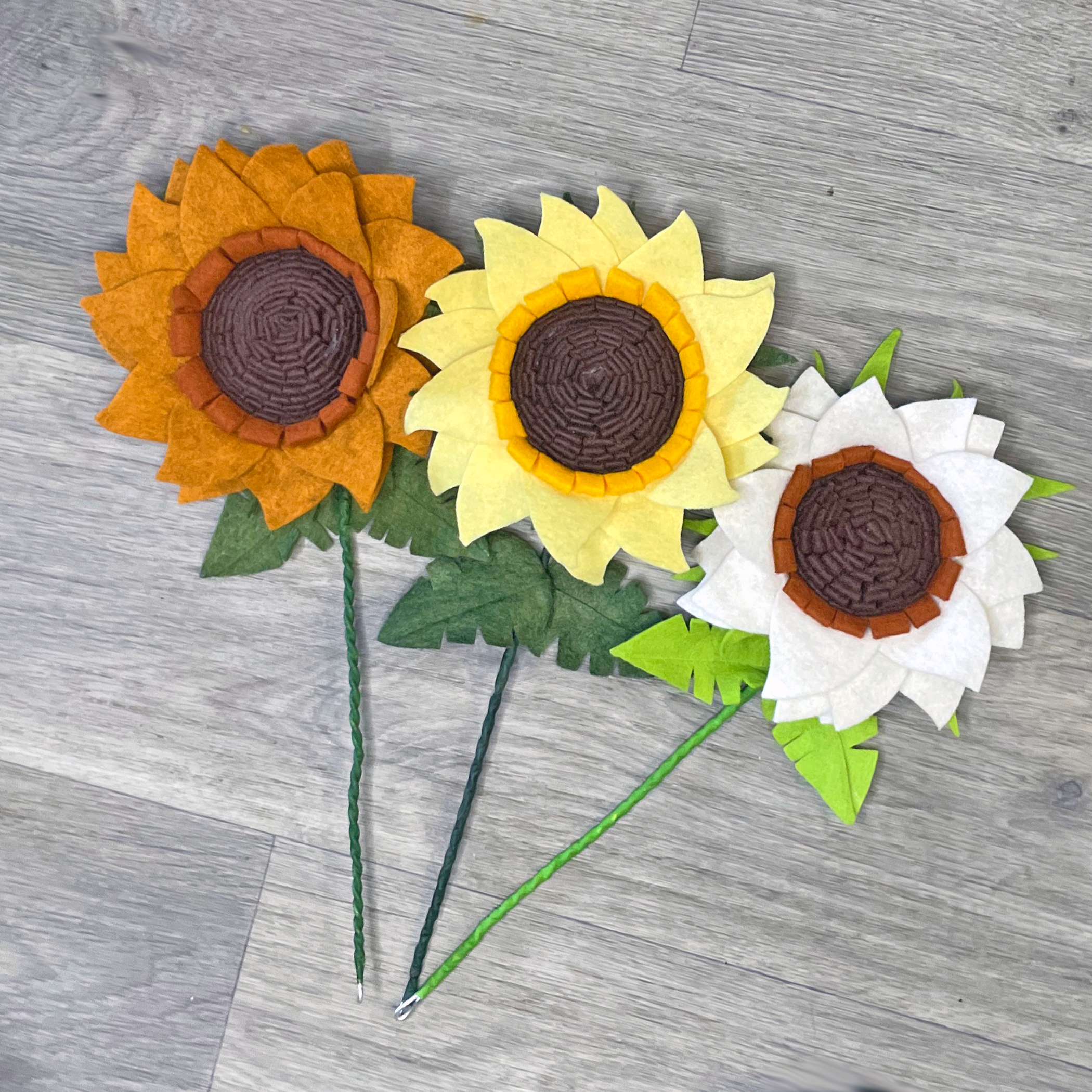 Yellow Sunflowers and Eucalyptus Bouquet